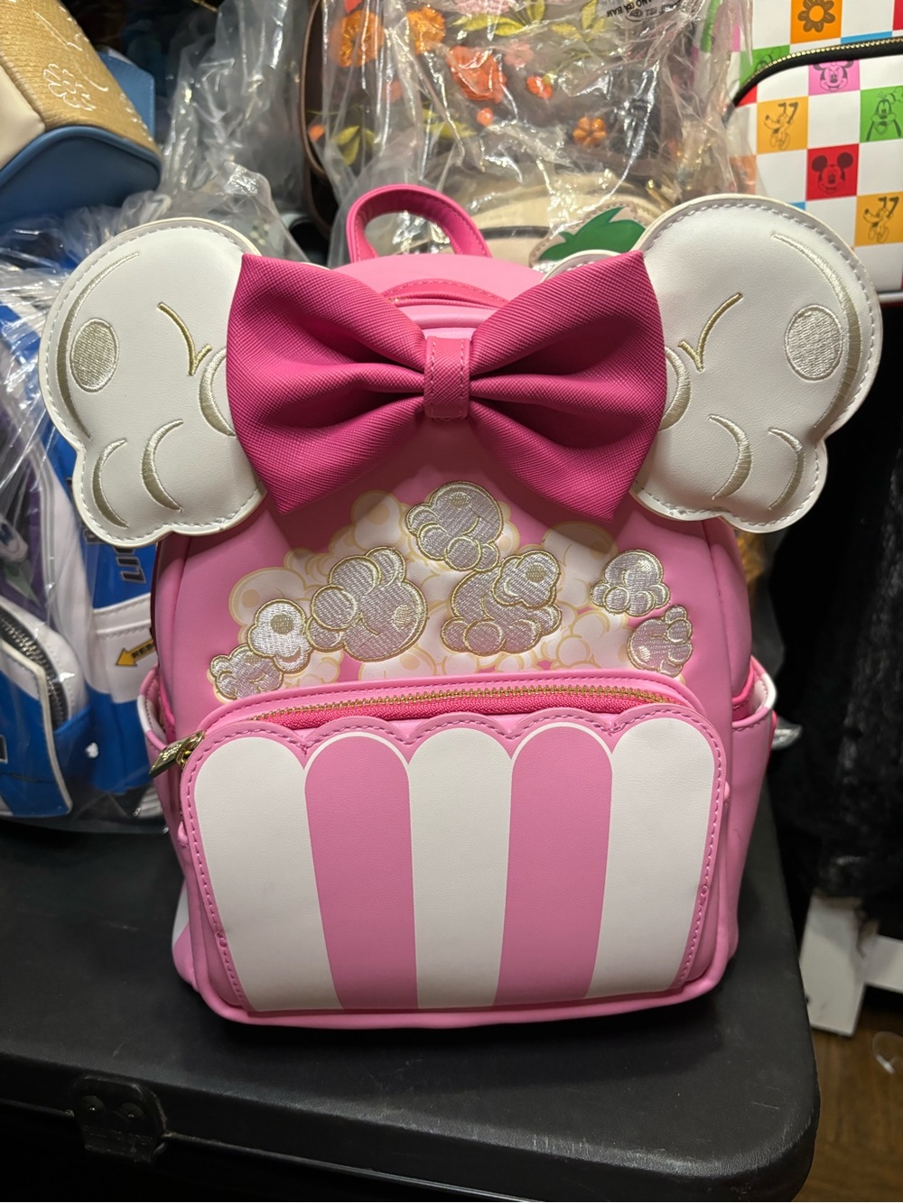 Loungefly Minnie Mouse Popcorn Ears Mini Backpack - BoxLunch Exclusive